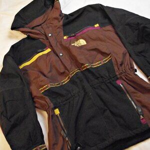 THE NORTH FACE Vtg 90s Mens Rage Jacket Rain Snow Ultrex Brown Medium